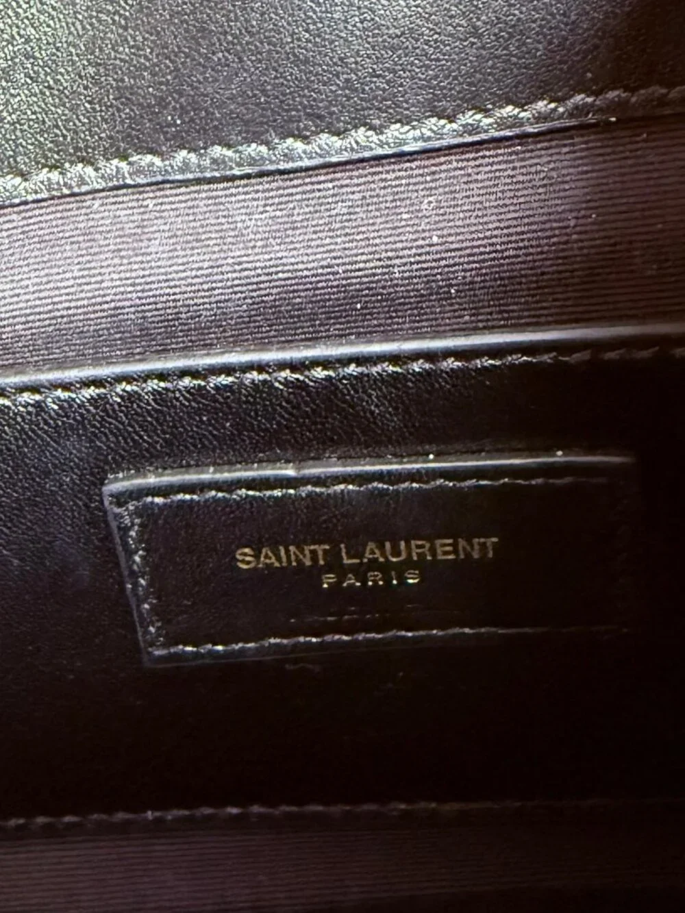 YSL Medium College Bag Black Suede and Leather